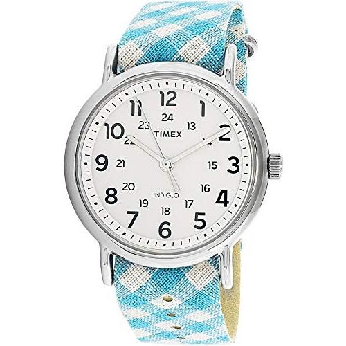 腕時計 タイメックス レディース TW2R24400 Timex Women's Weekender TW2R24400 Blue Nylon Analog Qua