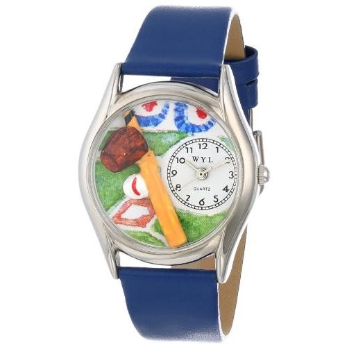 腕時計 気まぐれなかわいい プレゼント WHIMS-S0820004 Whimsical Gifts Baseball Watch in Silver