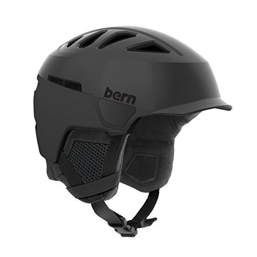 スノーボード ウィンタースポーツ 海外モデル SM00D17SBK1 Bern Men's Heist Brim Helmet (Satin ヘルメット