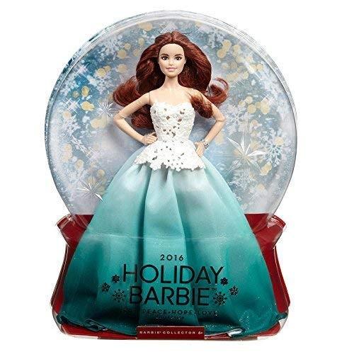バービー バービー人形 日本未発売 6T-TRQQ-KWKE 2016 Holiday Barbie Doll-Exclusive Red Hair