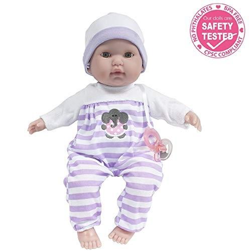 ジェーシートイズ 赤ちゃん おままごと 30036 15\" Realistic Soft Body Baby Doll with Open/Close