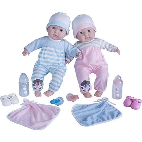 ジェーシートイズ 赤ちゃん おままごと 30050 Berenguer Boutique 30050 TWINS- 15” Soft Body Ba