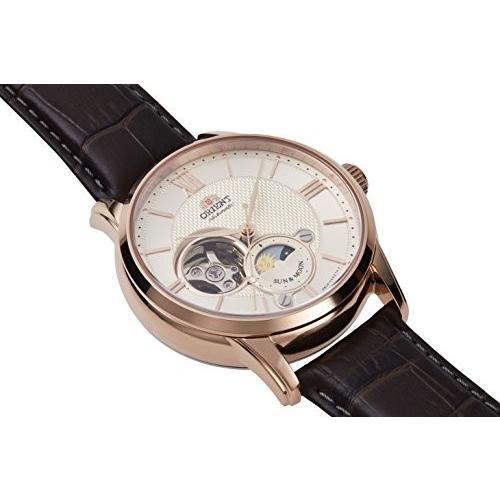 腕時計 オリエント メンズ RN-AS0002S ORIENT Classic Semi Skeleton Sun & Moon Mechanical Watch RN-AS0の画像
