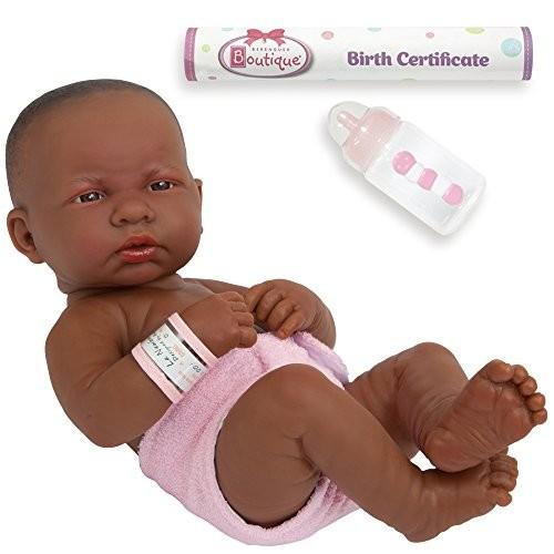 ジェーシートイズ 赤ちゃん おままごと 18507 JC Toys - La Newborn First Day African American| A