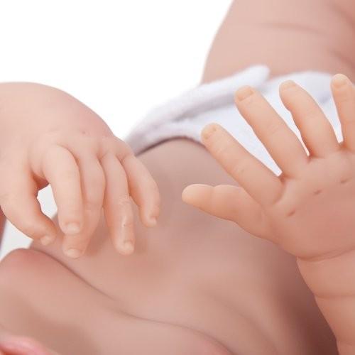 JCトイズ 新生児 リアルな女の子の赤ちゃん 布オムツやIDブレスレットなども付属 ピンクの画像