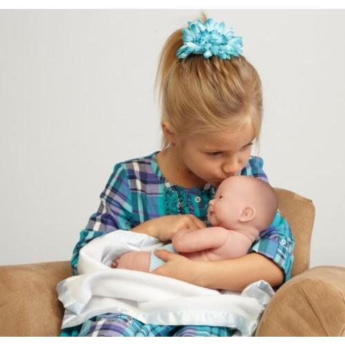 JCトイズ 新生児 リアルな女の子の赤ちゃん 布オムツやIDブレスレットなども付属 ピンクの画像