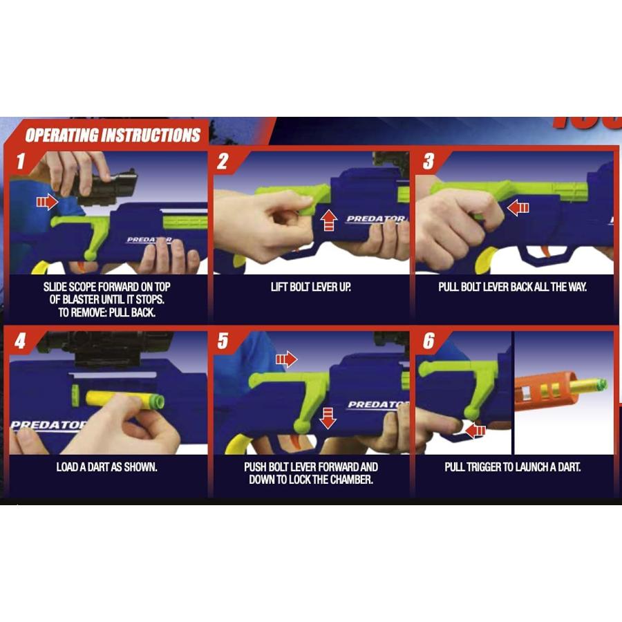 バズビー エアウォーリアーズ プレデター 最大飛距離30m ボルトアクション 付属ダーツ8本 Pd マニアックス Yahoo 店 通販 Yahoo ショッピング