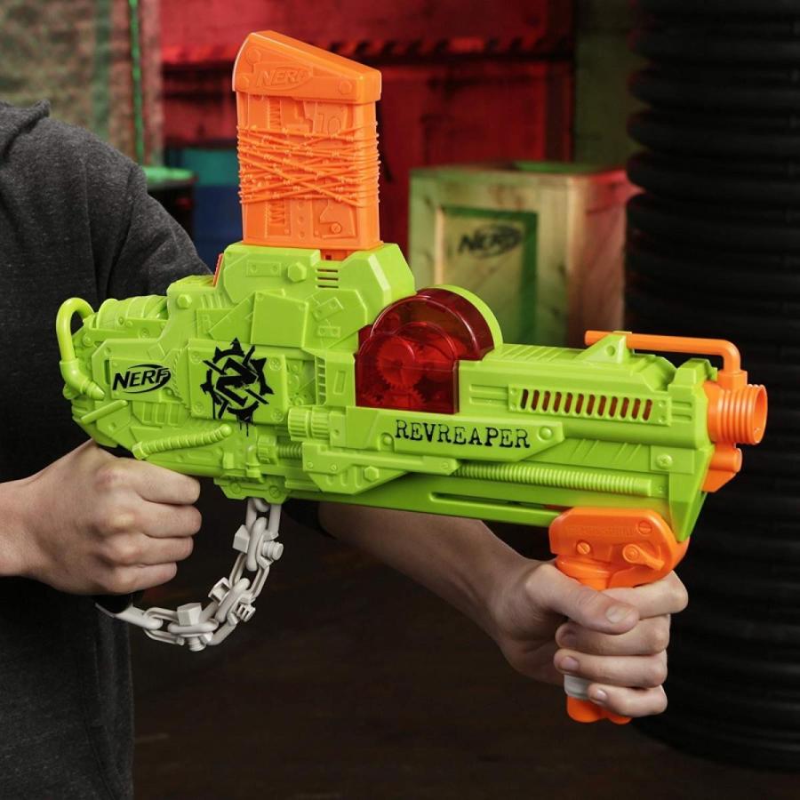 Nerf ナーフ ゾンビストライク レブリーパー E0311 米国Hasbro版 ポンプアクション スピニングギア Nerf ゾンビストライク E0311 ナーフ レブリーパー 米国Hasbro版 ポンプアクション 自動翻訳
