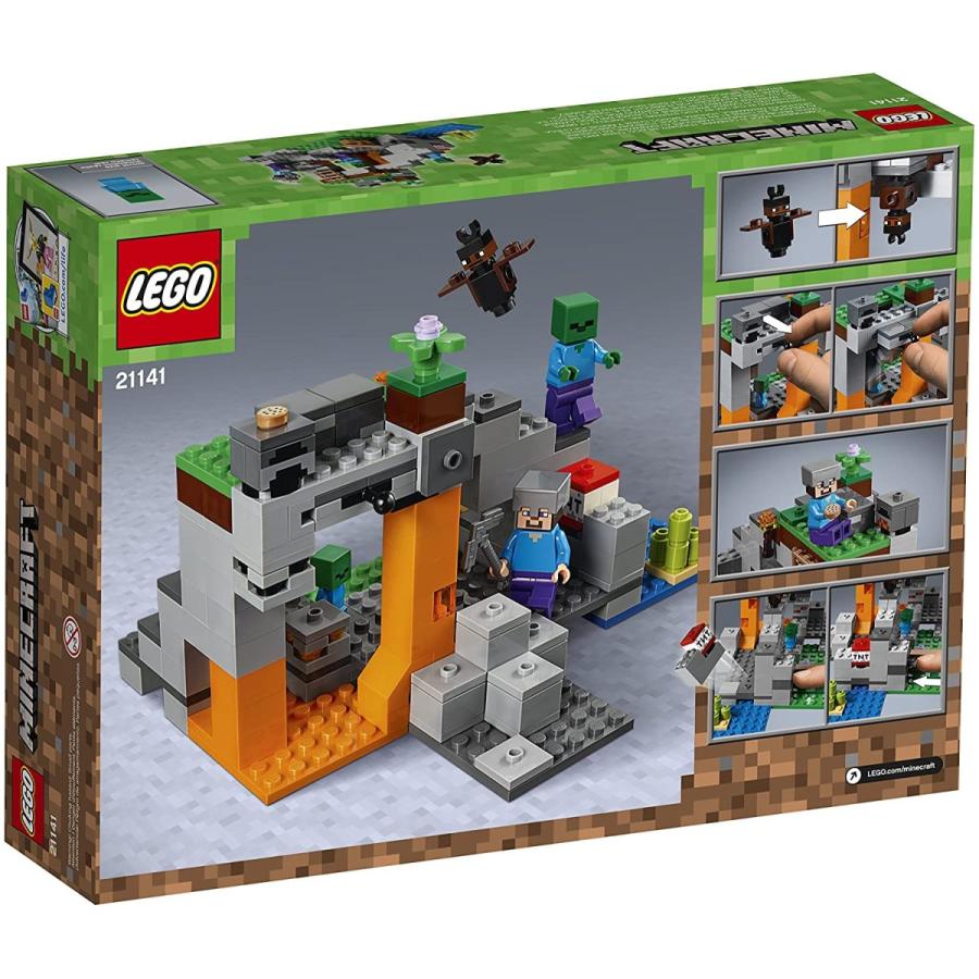 6212474 LEGO The Zombie Cave 21141 Building Kit with Popular Minecraft Characters Steve Z :pd-01140613:マニアックス Yahoo!店 - 通販 Yahoo!ショッピング