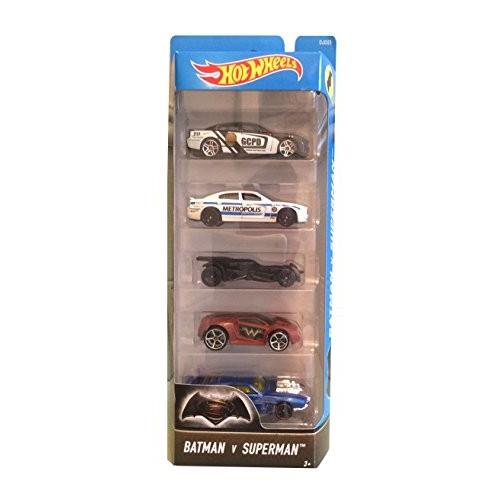 ホットウィール Hot Wheels バットマンvスーパーマン 5台セット DJD23