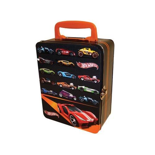ホットウィール Hot Wheels 18台を整理し保管できる缶 持ち運びできる