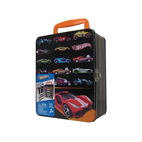 ホットウィール Hot Wheels 18台を整理し保管できる缶 持ち運びできる