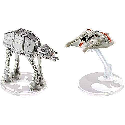 ホットウィール マテル ミニカー DYH43 Hot Wheels Star Wars at-at vs. Rebel Snowspeeder Vehicles,｜maniacs-shop