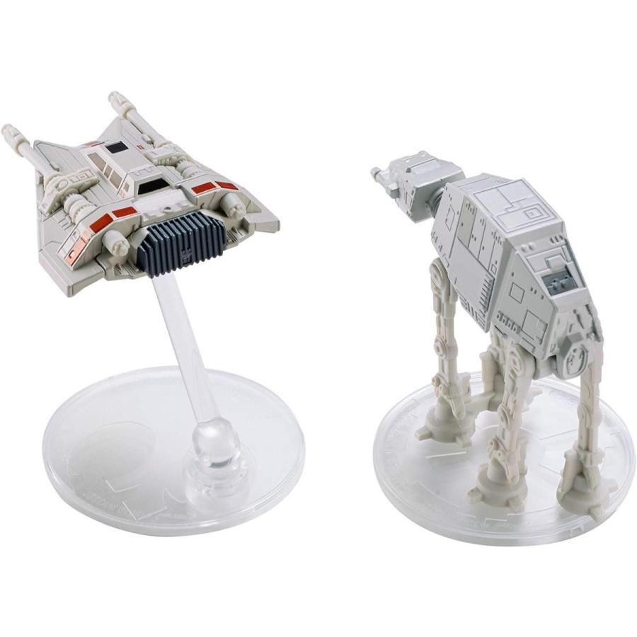 ホットウィール マテル ミニカー DYH43 Hot Wheels Star Wars at-at vs. Rebel Snowspeeder Vehicles,｜maniacs-shop｜02