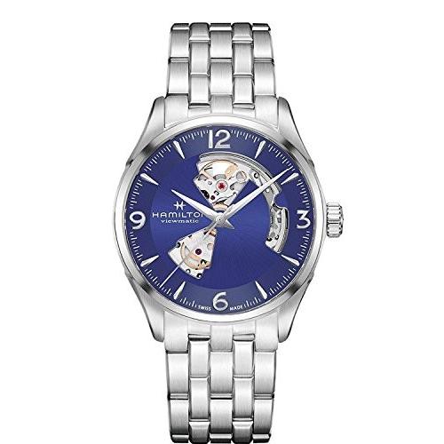 腕時計 ハミルトン メンズ H32705141 Hamilton Jazzmaster Automatic Open Heart Blue Dial Men's Watch H｜maniacs-shop