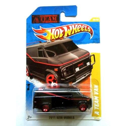 ホットウィール マテル ミニカー W9068 Hot Wheels 2011 A Team Van Black #39/244
