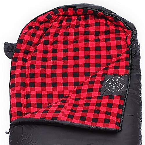 アウトドア キャンプ スリーピングバッグ TOSB - Lumberjack Hooded Sleeping Bag Tough Outdoors