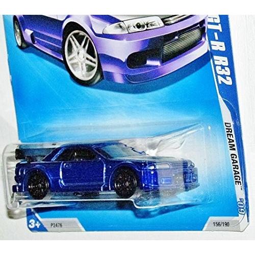 ホットウィール Hot Wheels ニッサン スカイライン GT-R R32 ドリームガレージ 10/10 156/190 ブルー 日産｜maniacs-shop｜02