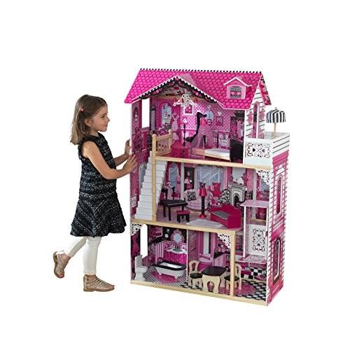 1/6ドール 12インチドール 27センチドール KKR65093 KidKraft Amelia Wooden Dollhouse with Elevator