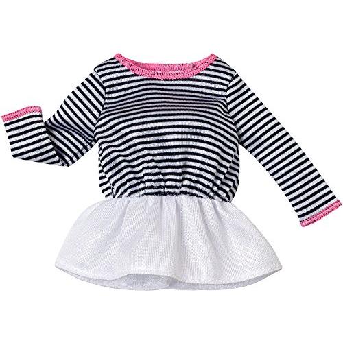 バービー バービー人形 着せ替え DHH44 Barbie Fashion Pack, Peplum Stripe Top