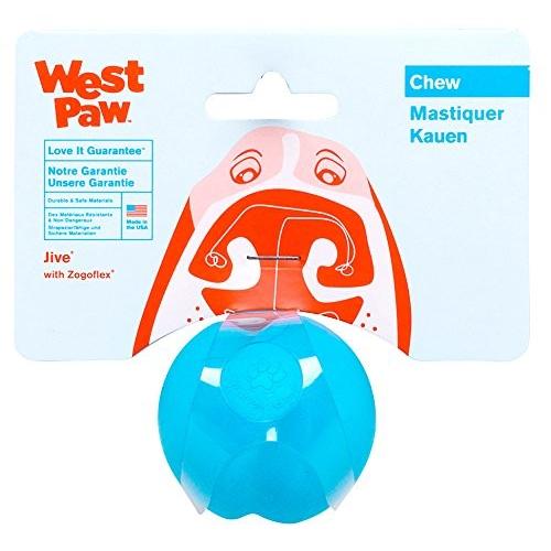 犬手あそび ドッグトイ 形づくる ZG069AQA WEST PAW Zogoflex Jive Ball Dog Chew Toy ? Bounc 犬用品-ペット用品、生き物-おもちゃ