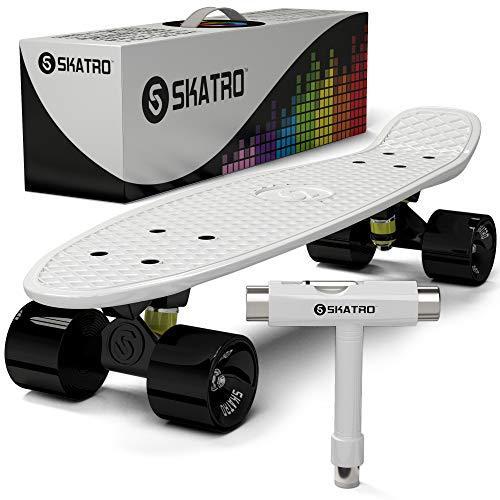 スタンダードスケートボード スケボー 海外モデル White-Panda Skatro - Mini Cruiser Skatebo