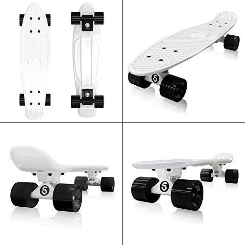 スタンダードスケートボード スケボー 海外モデル White-Panda Skatro - Mini Cruiser Skatebo_3
