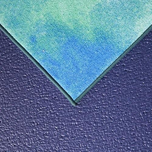 ヨガマット フィットネス YM007TT AURORAE Synergy 2in1 Hot Yoga Mat with integrated Non Slip Microfibの画像