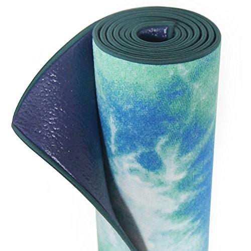ヨガマット フィットネス YM007TT AURORAE Synergy 2in1 Hot Yoga Mat with integrated Non Slip Microfibの画像