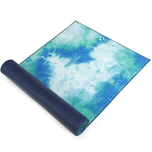 ヨガマット フィットネス YM007TT AURORAE Synergy 2in1 Hot Yoga Mat with integrated Non Slip Microfibの画像