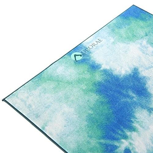 ヨガマット フィットネス YM007TT AURORAE Synergy 2in1 Hot Yoga Mat with integrated Non Slip Microfibの画像