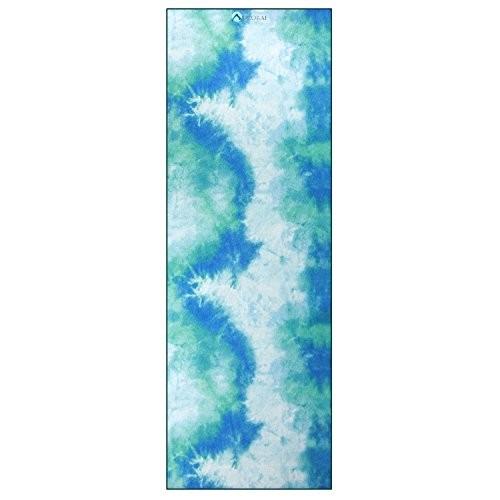 ヨガマット フィットネス YM007TT AURORAE Synergy 2in1 Hot Yoga Mat with integrated Non Slip Microfibの画像