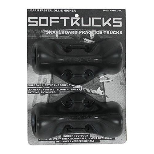トラック スケボー スケートボード TR-SFTR-BLK Softrucks Pair Skateboard Trucks (Set of 2), Black