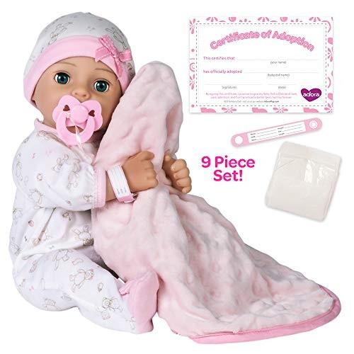 アドラ 赤ちゃん人形 ベビー人形 2181201 Adora Adoption Babies Collection， 16” Baby Doll with Co