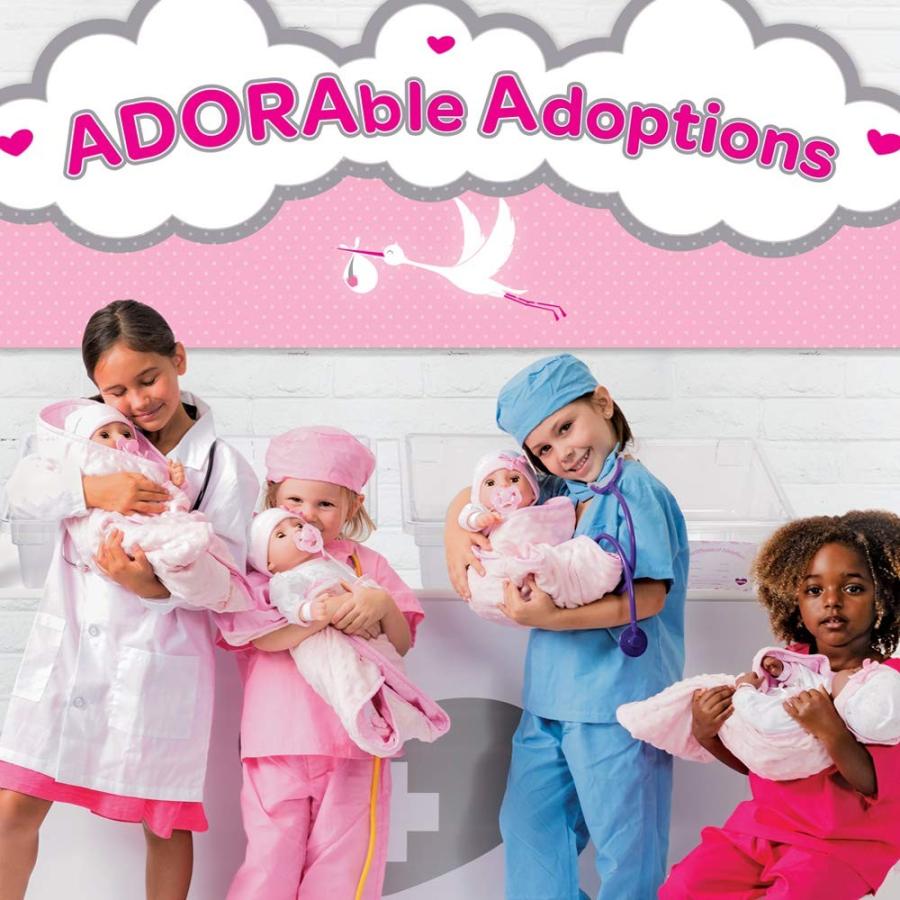 アドラ 赤ちゃん人形 ベビー人形 2181201 Adora Adoption Babies Collection, 16” Baby Doll with Coの画像