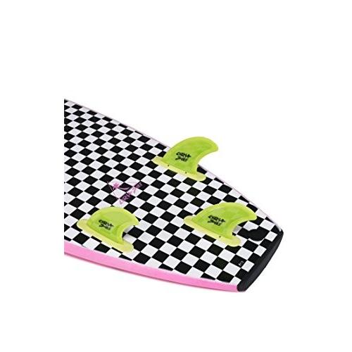 【２点セット】 キャッチサーフ Catch Surf オデシーセーフティエッジ トライフィンセット ライム 【B1887395996】(10265円)