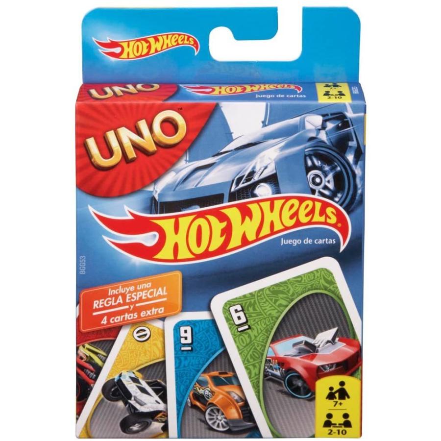 ホットウィール マテル ミニカー BGG53 Hot Wheels UNO Matching Card Game Featuring 112 Cards with おもちゃ-ゲーム、おもちゃ