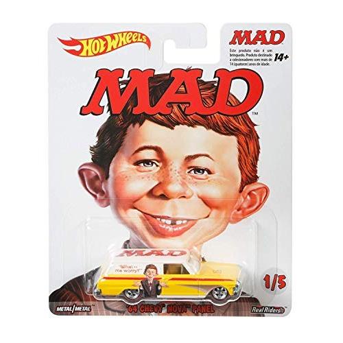ホットウィール マテル ミニカー 43224-11552 Hot Wheels POP Culture MAD Yellow '64 Chevy NOVA Pane