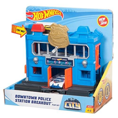 hot wheels downtown police station
