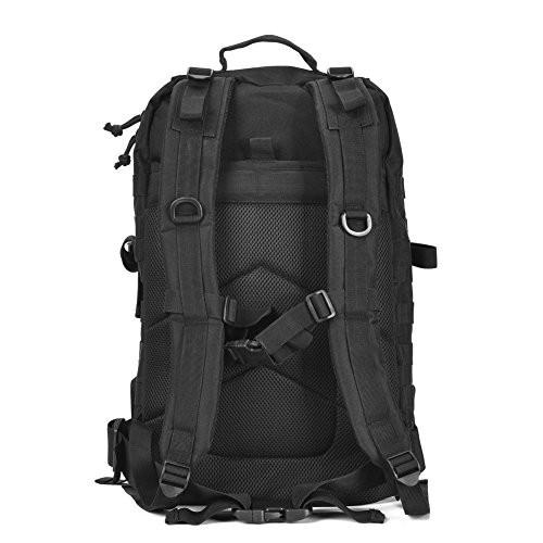 REEBOW GEAR ミリタリータクティカルバック 40L ブラック 33*50.5*28cm