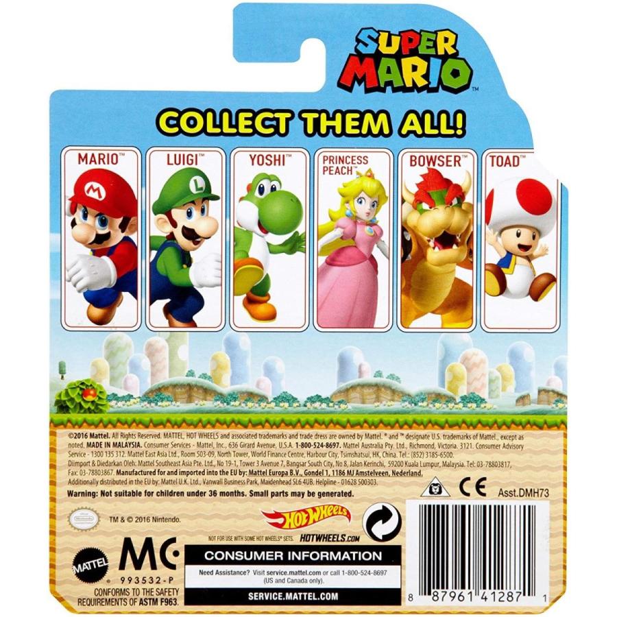 ホットウィール Hot Wheels キノピオ スーパーマリオ SUPER MARIO6/6