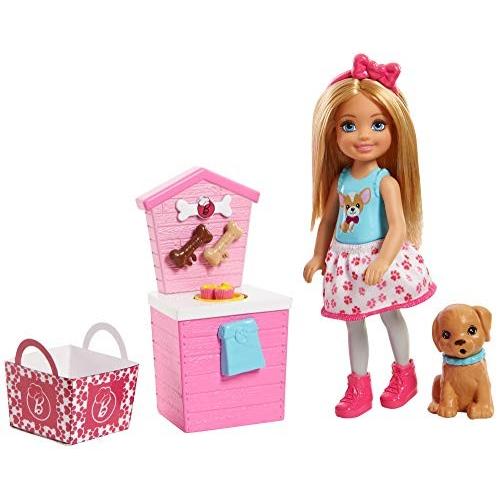 バービー バービー人形 チェルシー FHP67 Barbie Chelsea Pet Food Shop with Doll & Puppy｜maniacs-shop