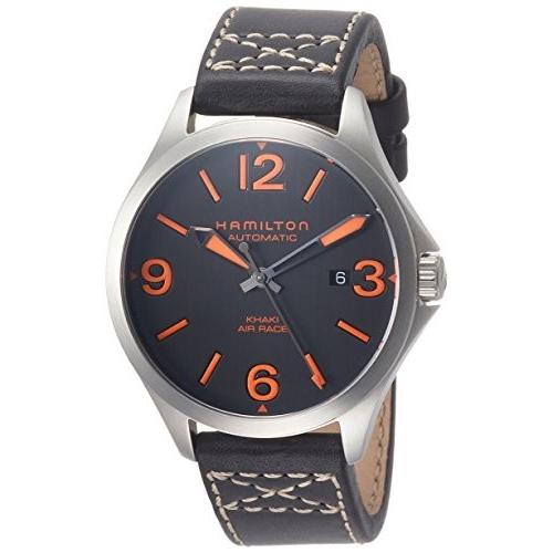 腕時計 ハミルトン メンズ H76535731 Hamilton Men's Khaki Aviation H76535731 42mm Black Dial Automati