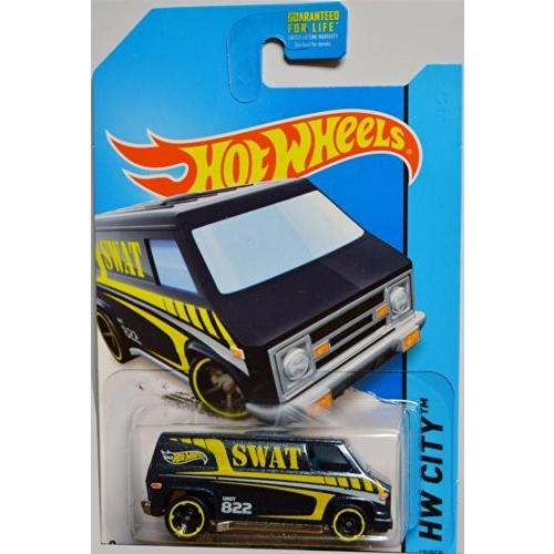 ホットウィール マテル ミニカー HW2159 hot wheels HW City Super Van 49/250 HW Rescue 2014 \"swat\""" 乗り物、ミニチュア-おもちゃ-ゲーム、おもちゃ