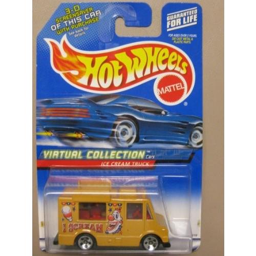 ホットウィール マテル ミニカー 27110 Hot Wheels 2000 Virtual Collection #144 Ice Cream Truck 乗り物、ミニチュア-ゲーム、おもちゃ