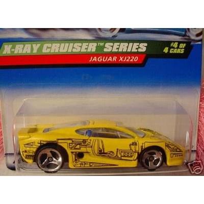ホットウィール マテル ミニカー Hot Wheels Mattel 1999 X-Ray Cruiser Series Yellow Jaguar XJ220 4 ゲーム、おもちゃ-乗り物、ミニチュア