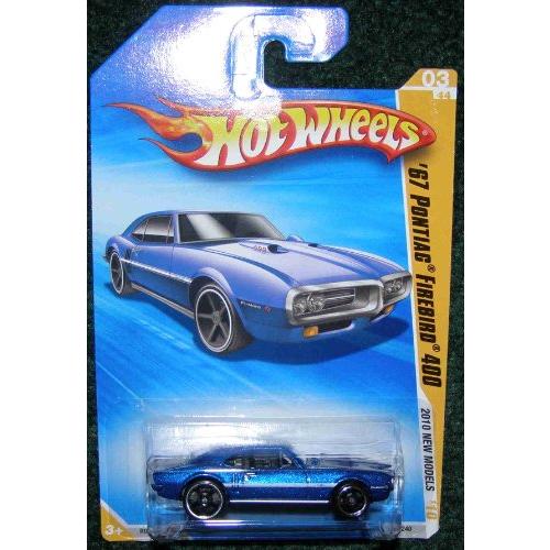 ホットウィール マテル ミニカー 1 Hot Wheels 2010 New Models 03/44 Blue '67 Pontiac Firebird 400