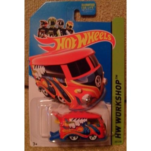 ホットウィール マテル ミニカー 1 HOT WHEELS NEW VOLKWAGEN KOOL KOMBI HW Workshop RED rare 2014