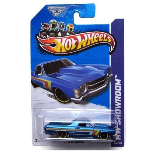 ホットウィール Hot Wheels '71 エルカミーノ HWショウルーム 233/250 青碧 El Camino ビークル ミニカー 乗り物、ミニチュア-ゲーム、おもちゃ