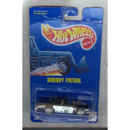 ホットウィール マテル ミニカー 1 Hot Wheels 1991-59 Sheriff Patrol All Blue Card 1:64 Scale
